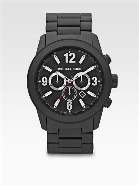 buy michael kors matte black watch|michael kors access watch black.